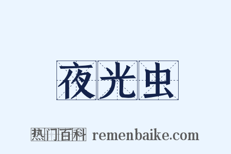 夜光虫是什么意思的图片